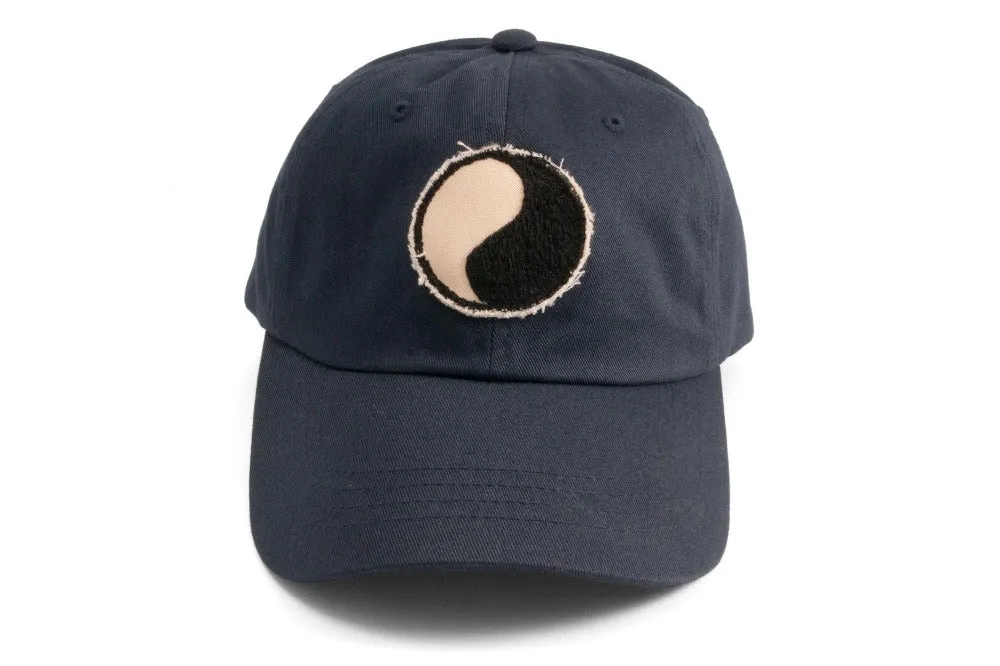 #215 - Basecap Dad Cap YingYang blue