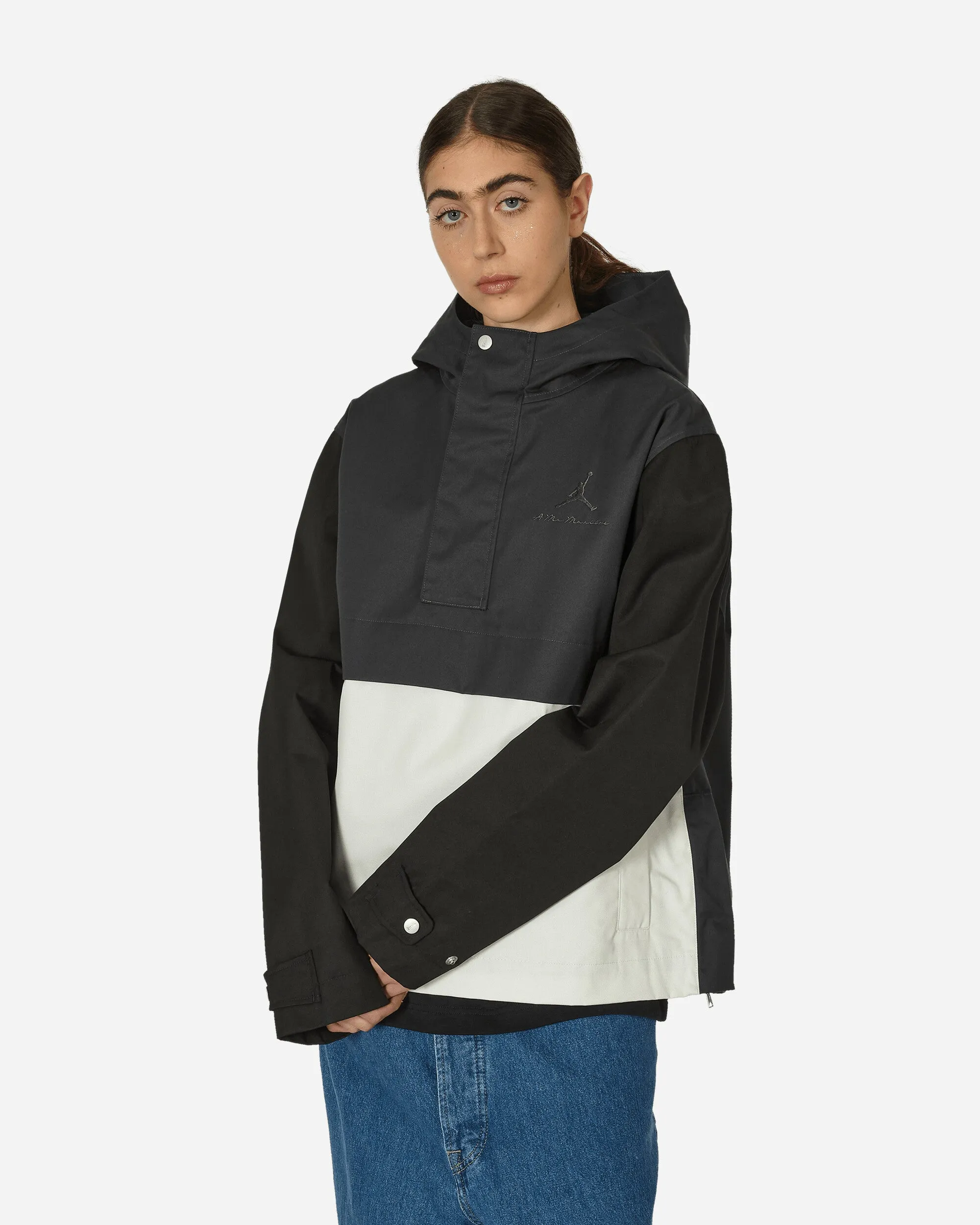 A Ma Maniére Anorak Jacket Dark Smoke Grey