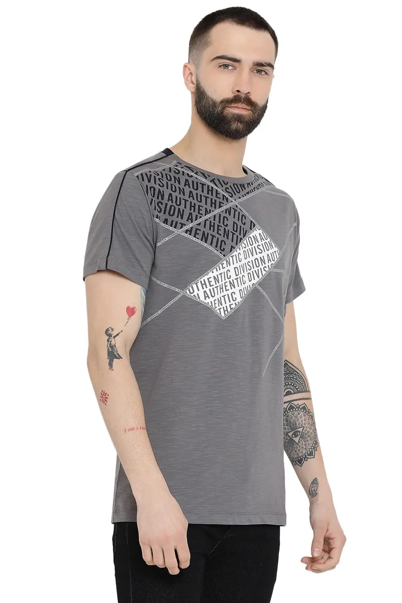 Axmann Abstract Printed Casual T-Shirt