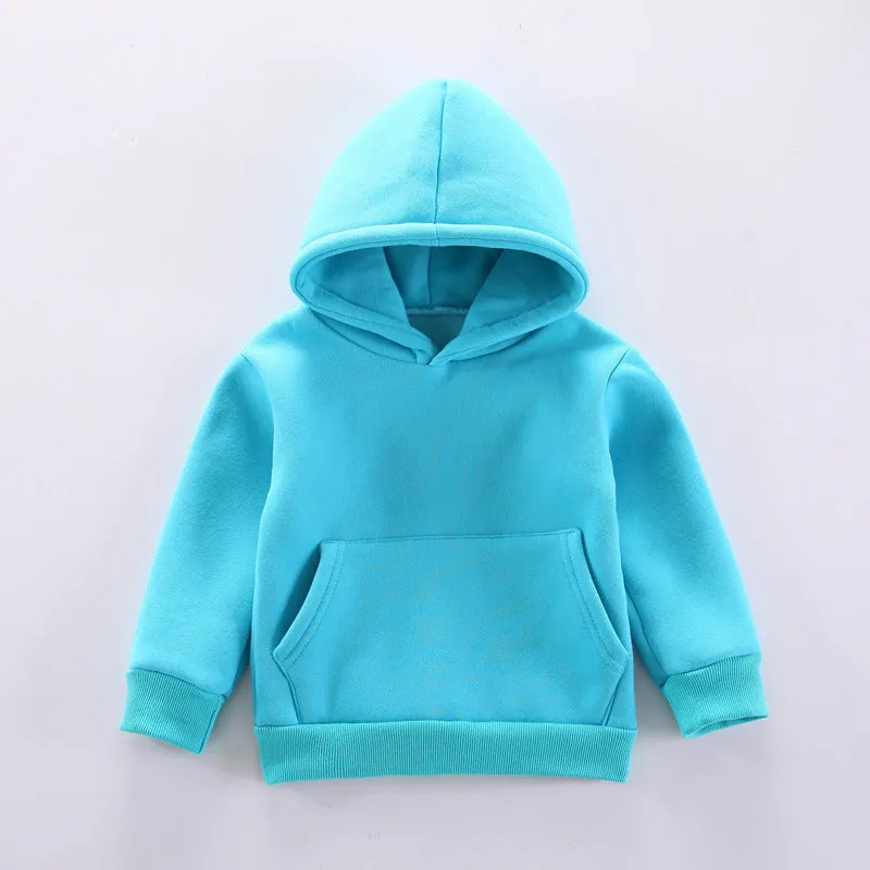 Baby Boys and Girls Hooded Sweatshirt  and Pants Two-piece Outfit Set