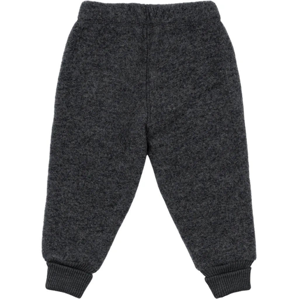 Baby Wool Pants - Anthracite Melange