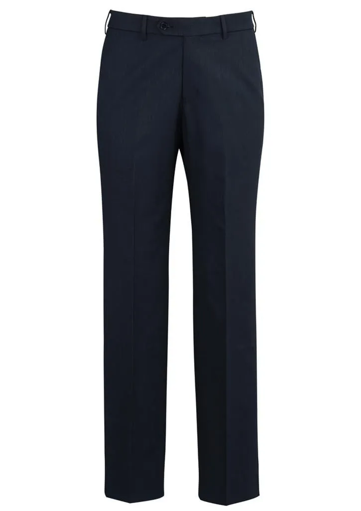 Biz Corporates Mens Cool Stretch Flat Front Pant Stout (70112S)