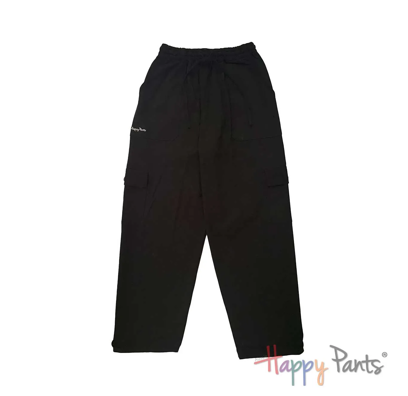 Black Happy Pants for Men