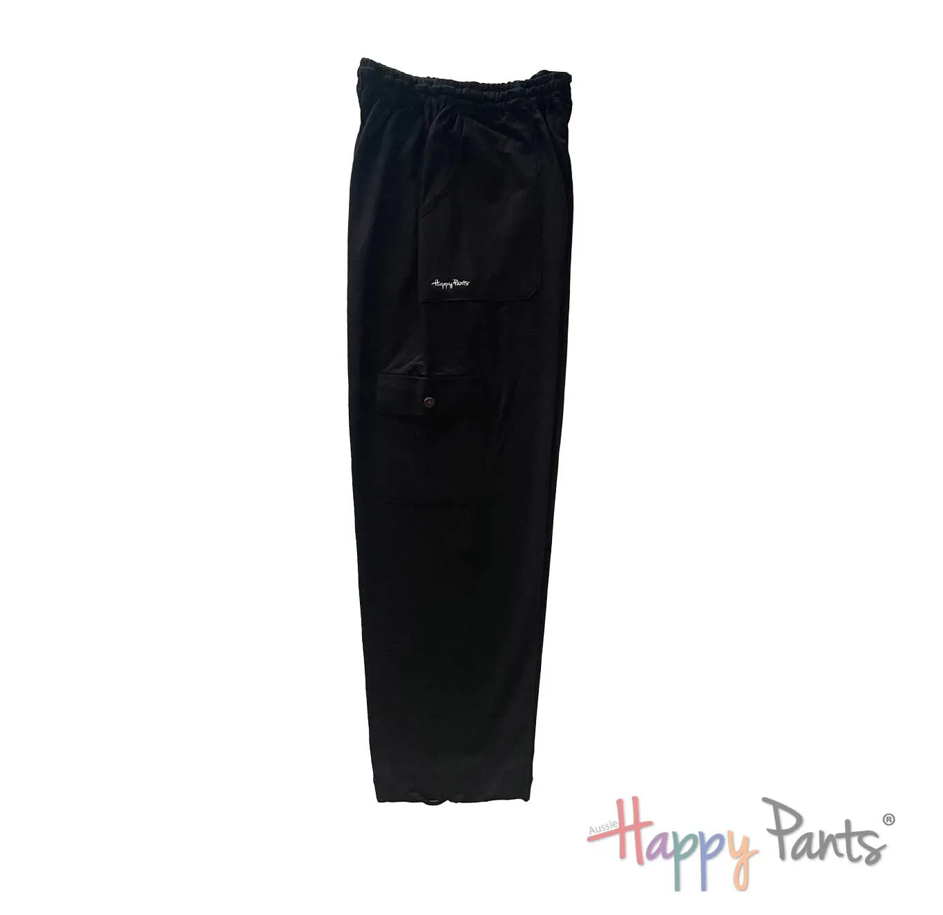 Black Happy Pants for Men