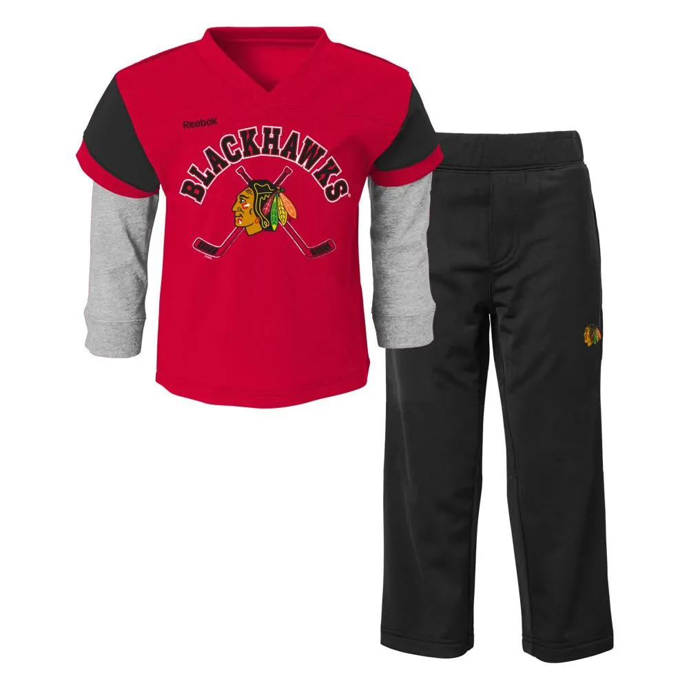 Blackhawks Layered Shirt and Pants Set