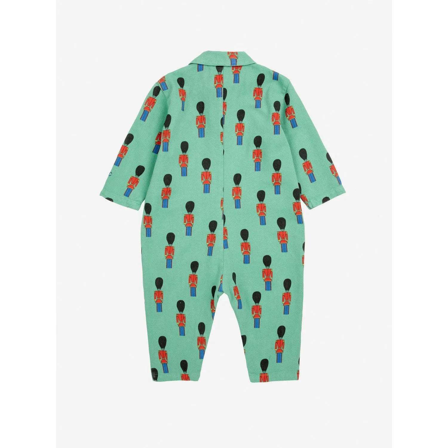 Bobo Choses Green Little Tin Soldiers All Over Woven Overall