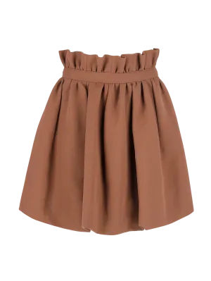 bubble-hem mini skirt