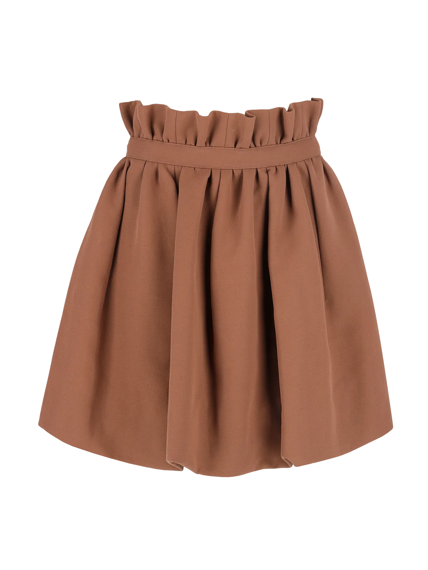 bubble-hem mini skirt