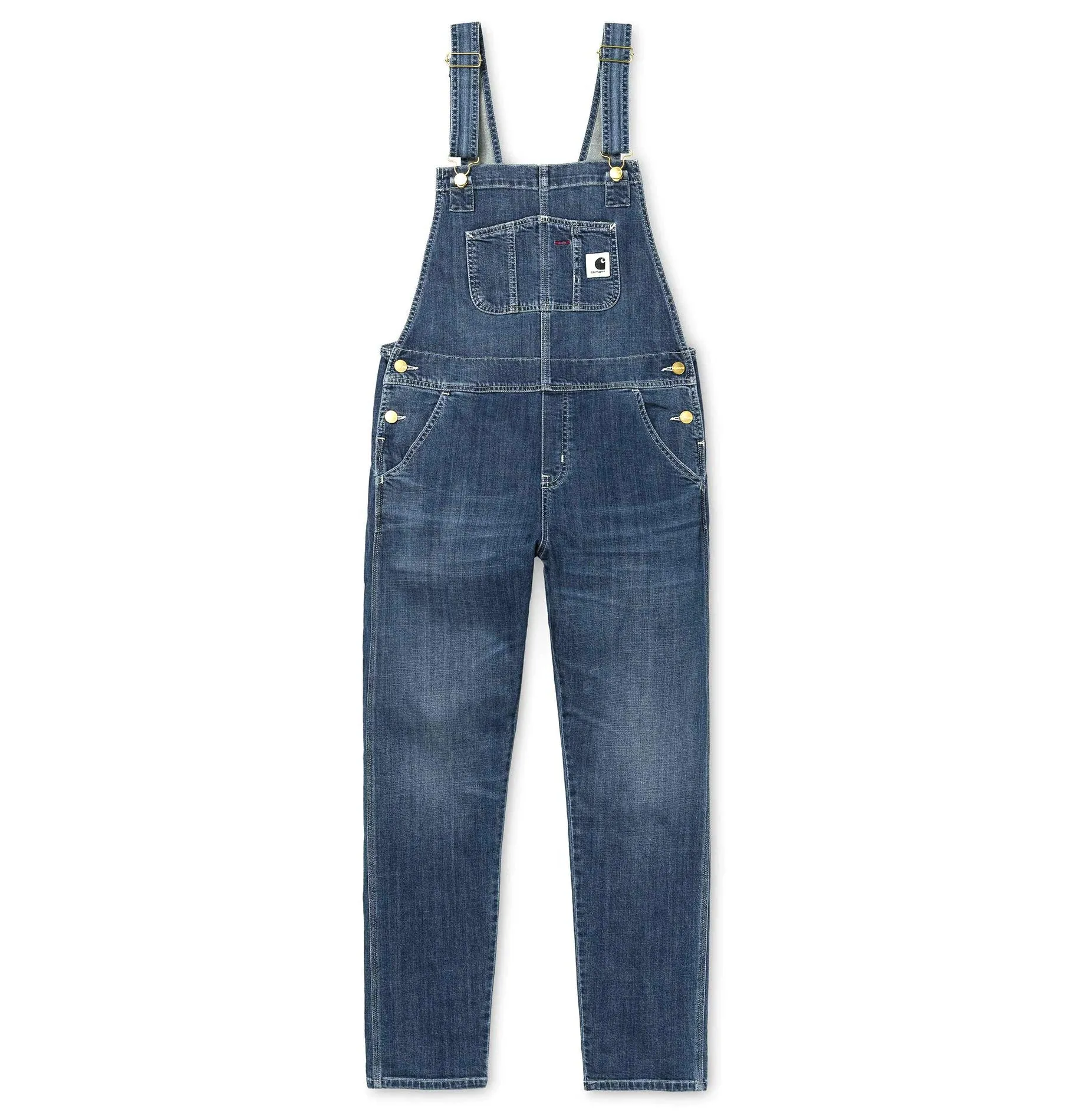 Carhartt WIP Women's Bib Overalls - Blue Prime Stone FW