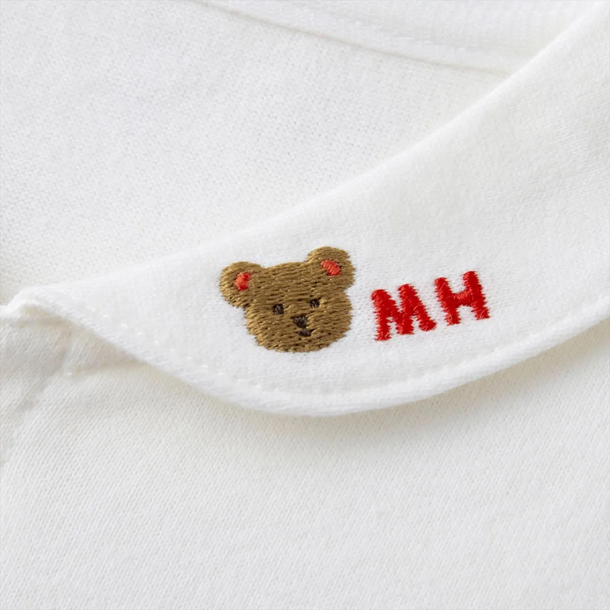 Classic MIKI HOUSE Bear Sailor Collar Blouse