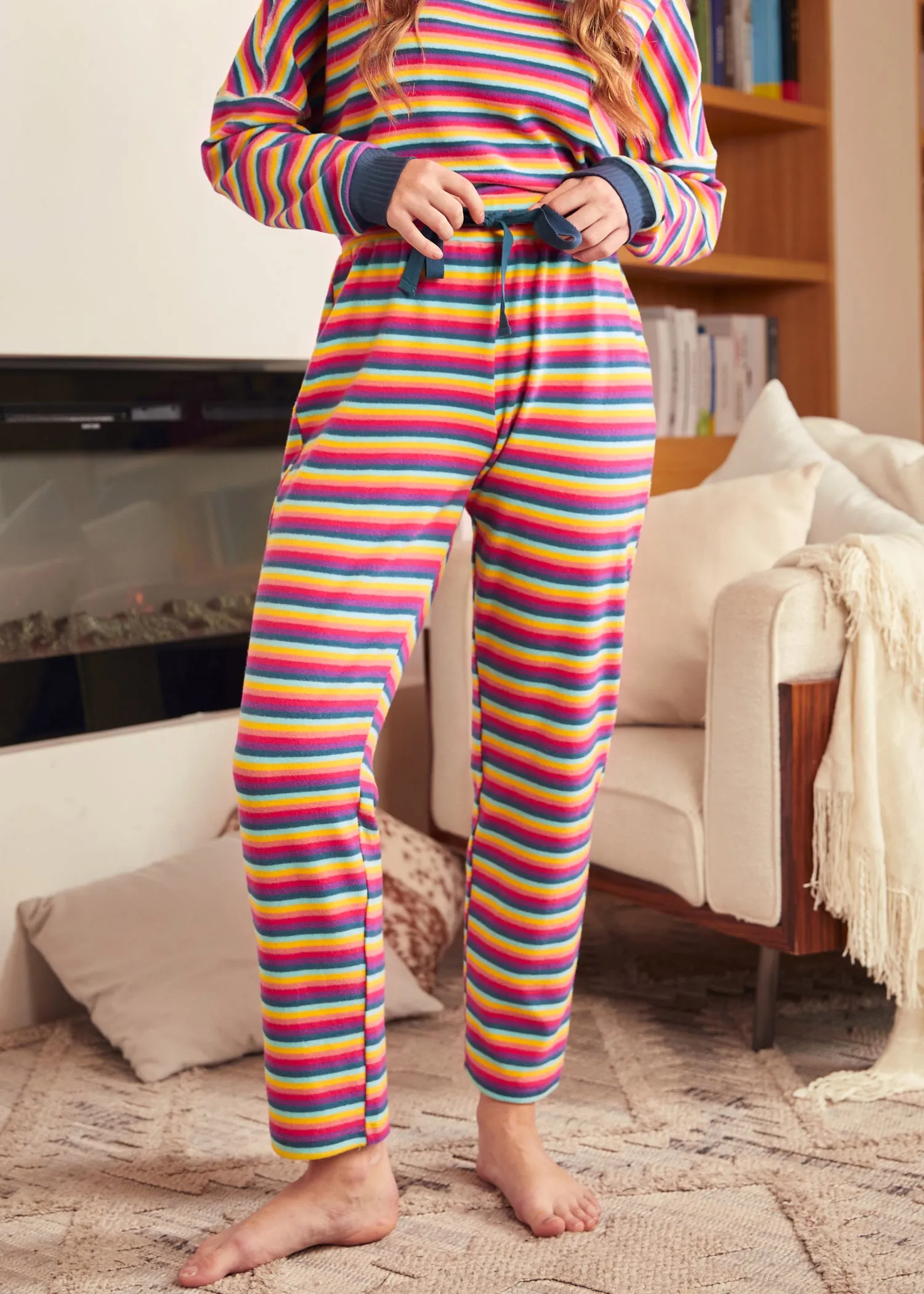 Colorburst Cozy Straight-Leg Pants