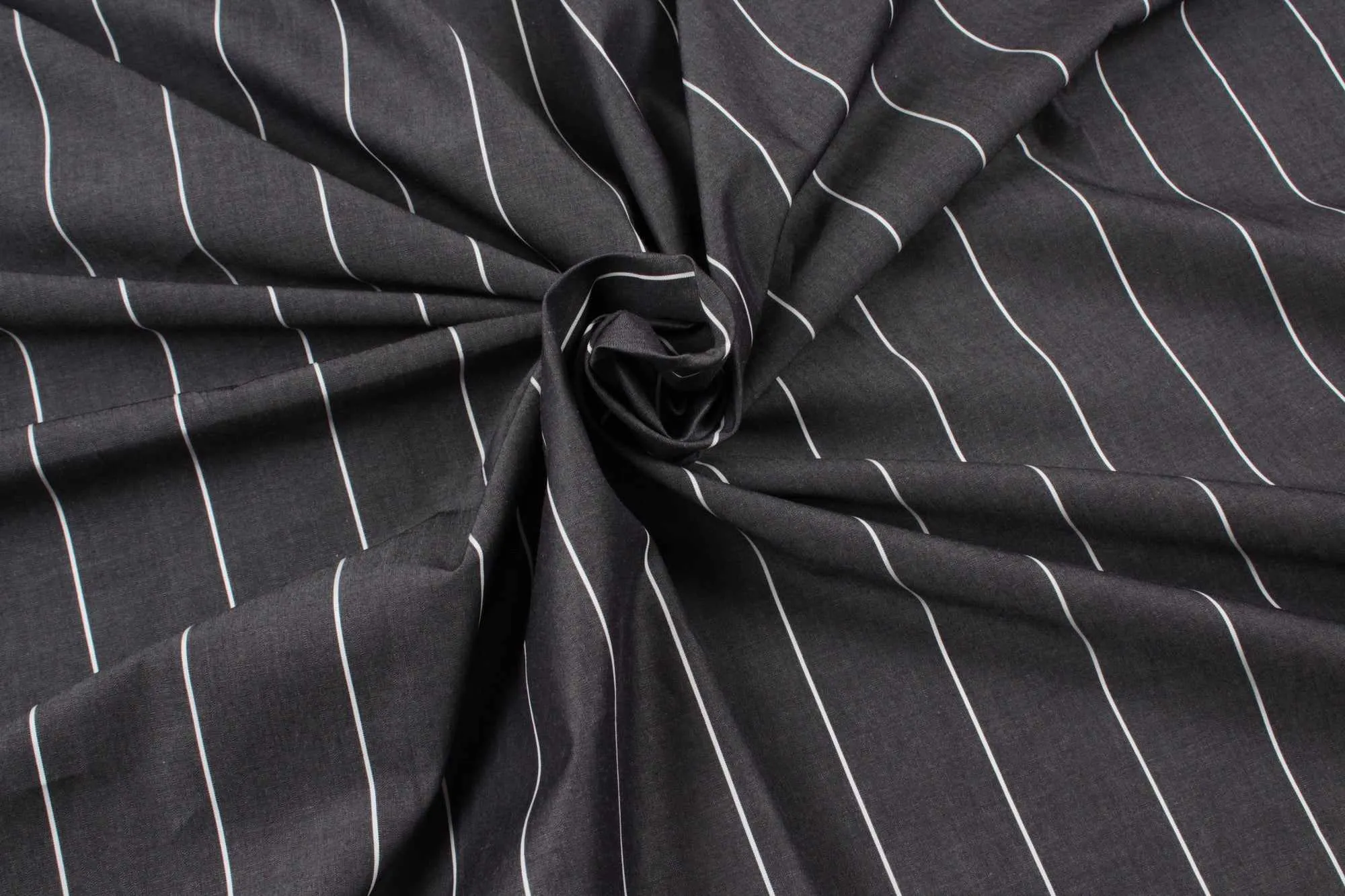 Cotton 60/2 Poplin - Stripes - 1 Meter Remnant