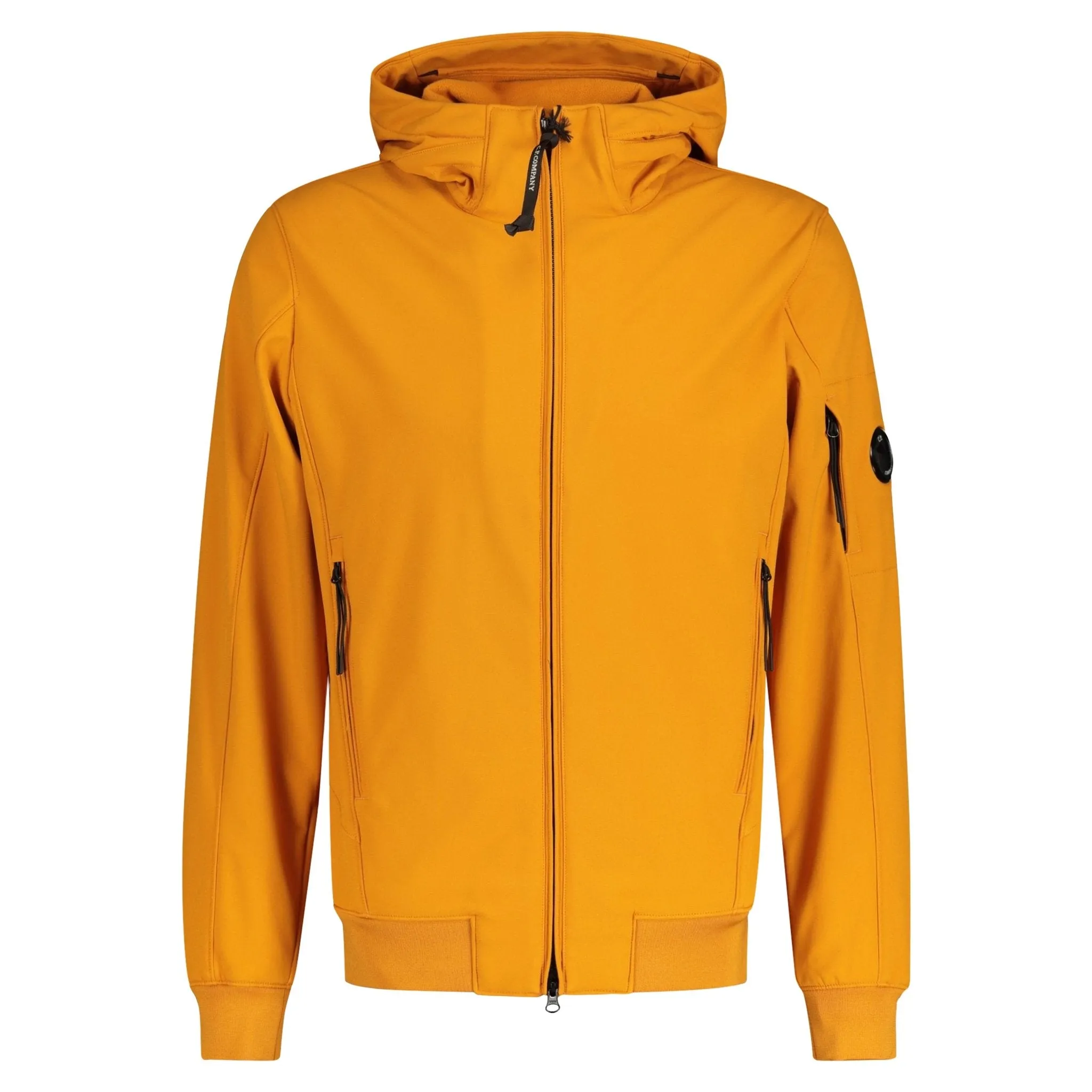 CP COMPANY Shell-R Soft Shell Arm Lens Jacket Desert Orange