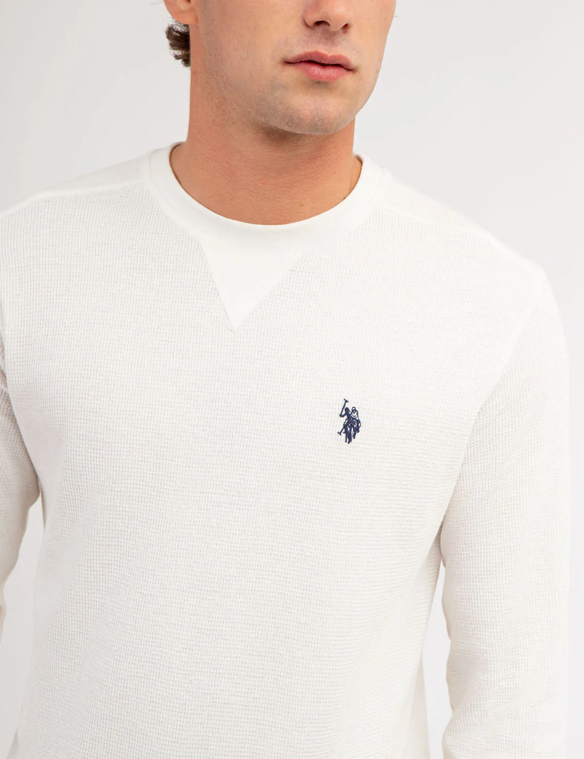 CREW NECK SOLID THERMAL