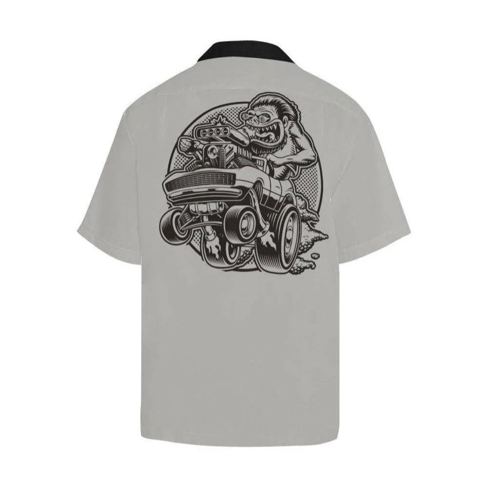 CUSTOM MONSTER MEN'S ROCKABILLY HOTROD SHIRT