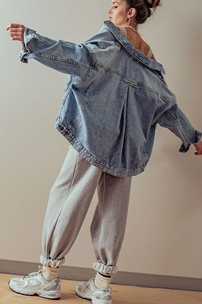 Denim Button Up Jacket