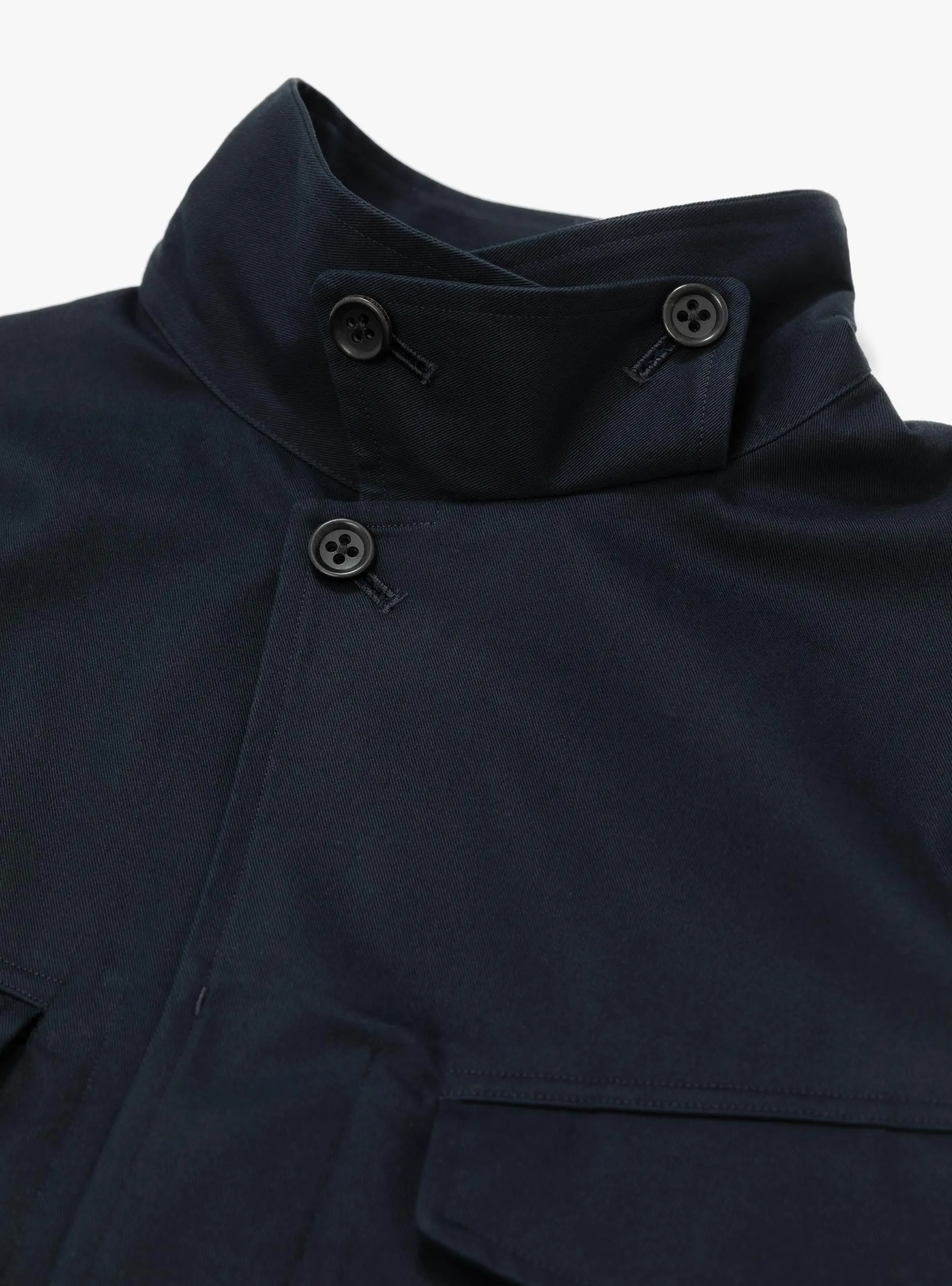 Egyptian Cotton Field Jacket Navy