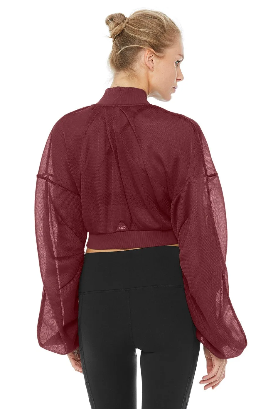 Field Crop Jacket - Black Cherry