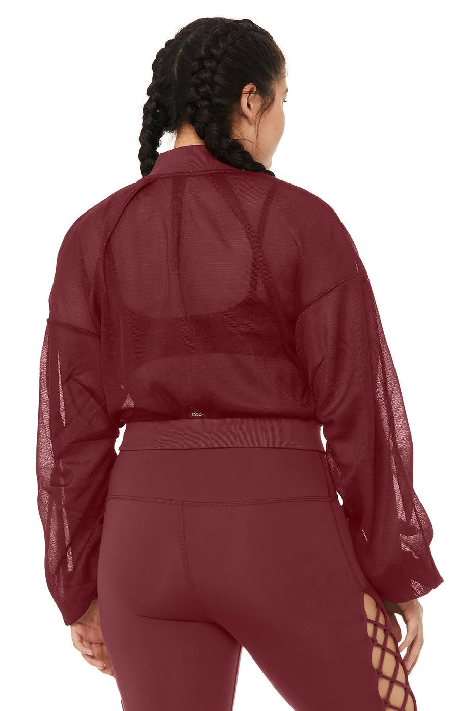 Field Crop Jacket - Black Cherry