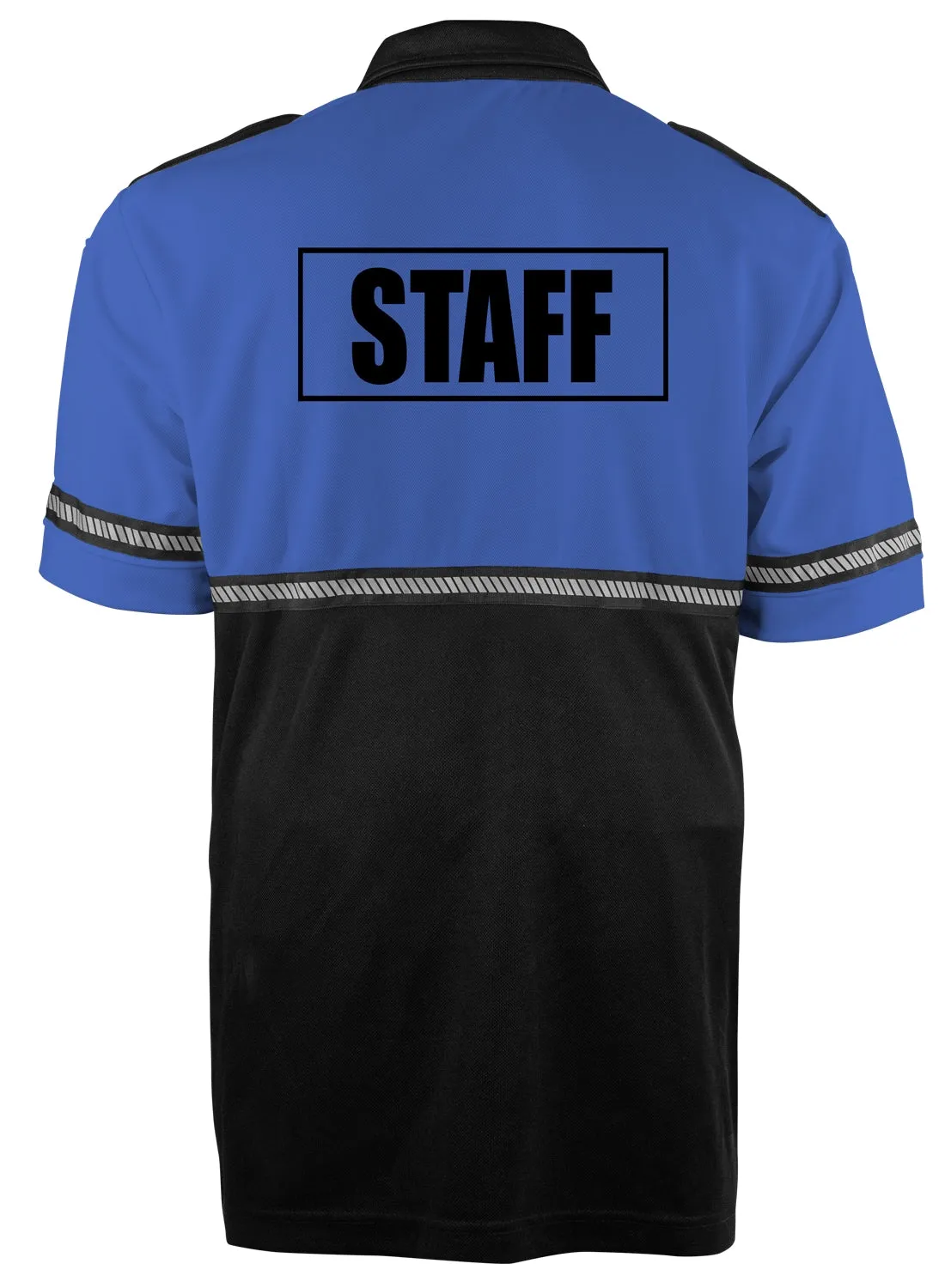 First Class Two Tone Staff Bike Patrol Shirt with Zipper Pocket and Hash Stripes