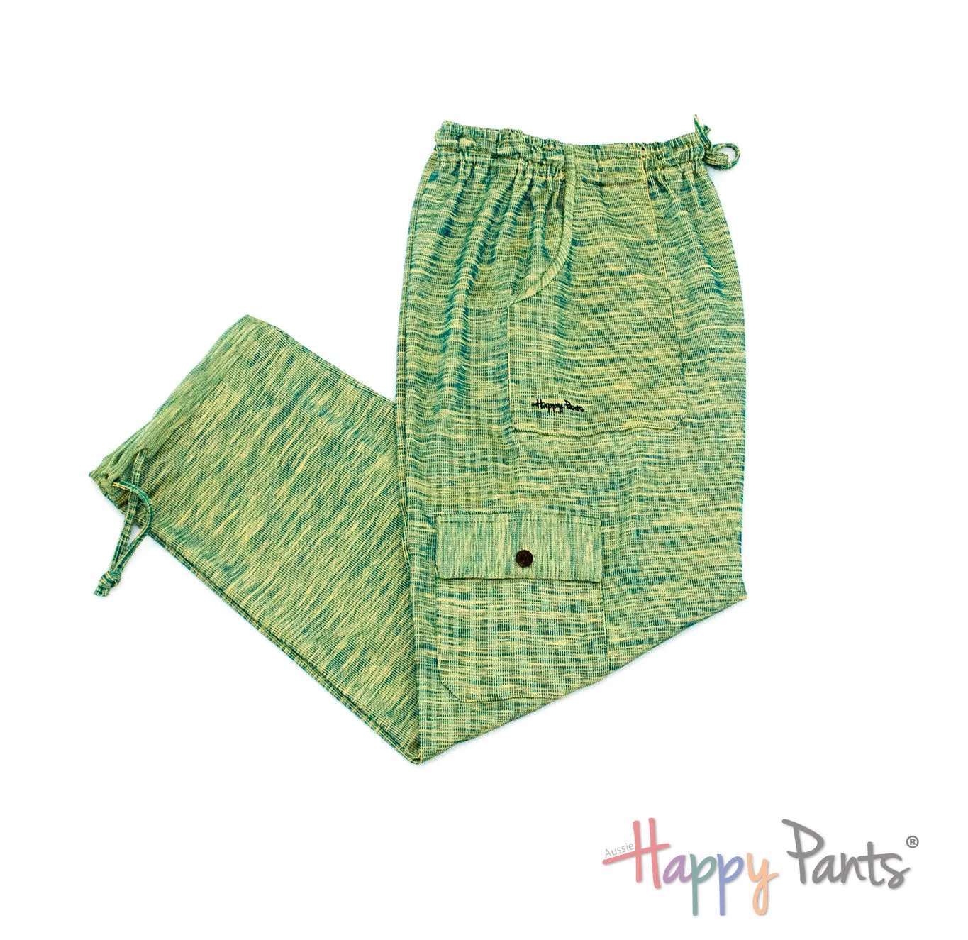 Forest Green Men Happy Pants