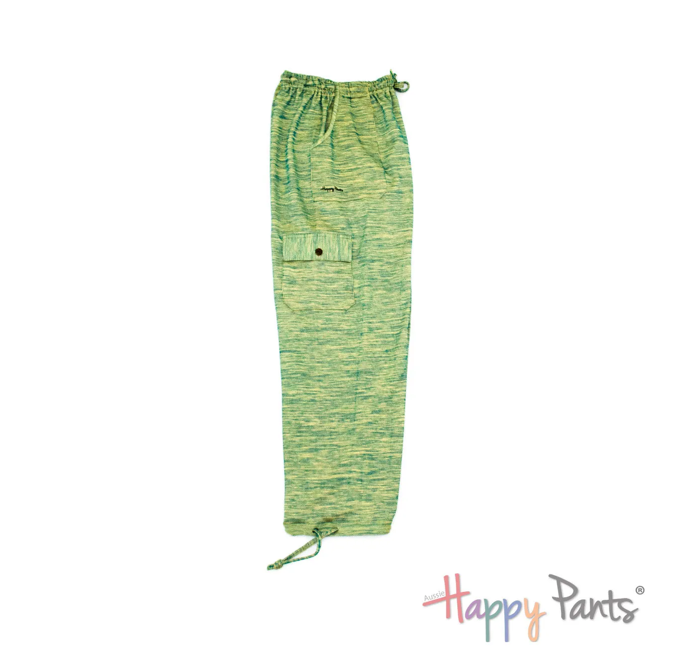 Forest Green Men Happy Pants