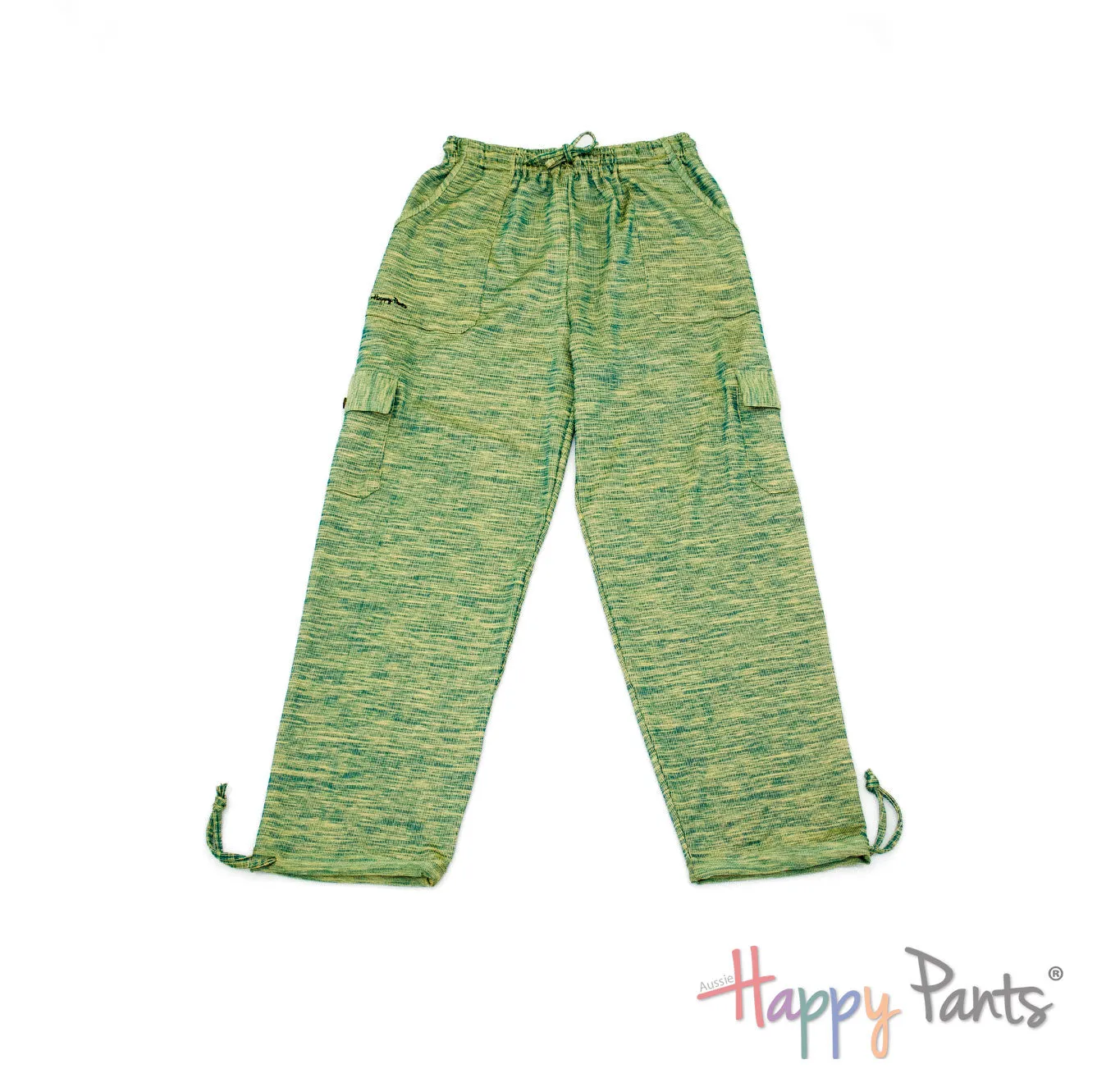 Forest Green Men Happy Pants