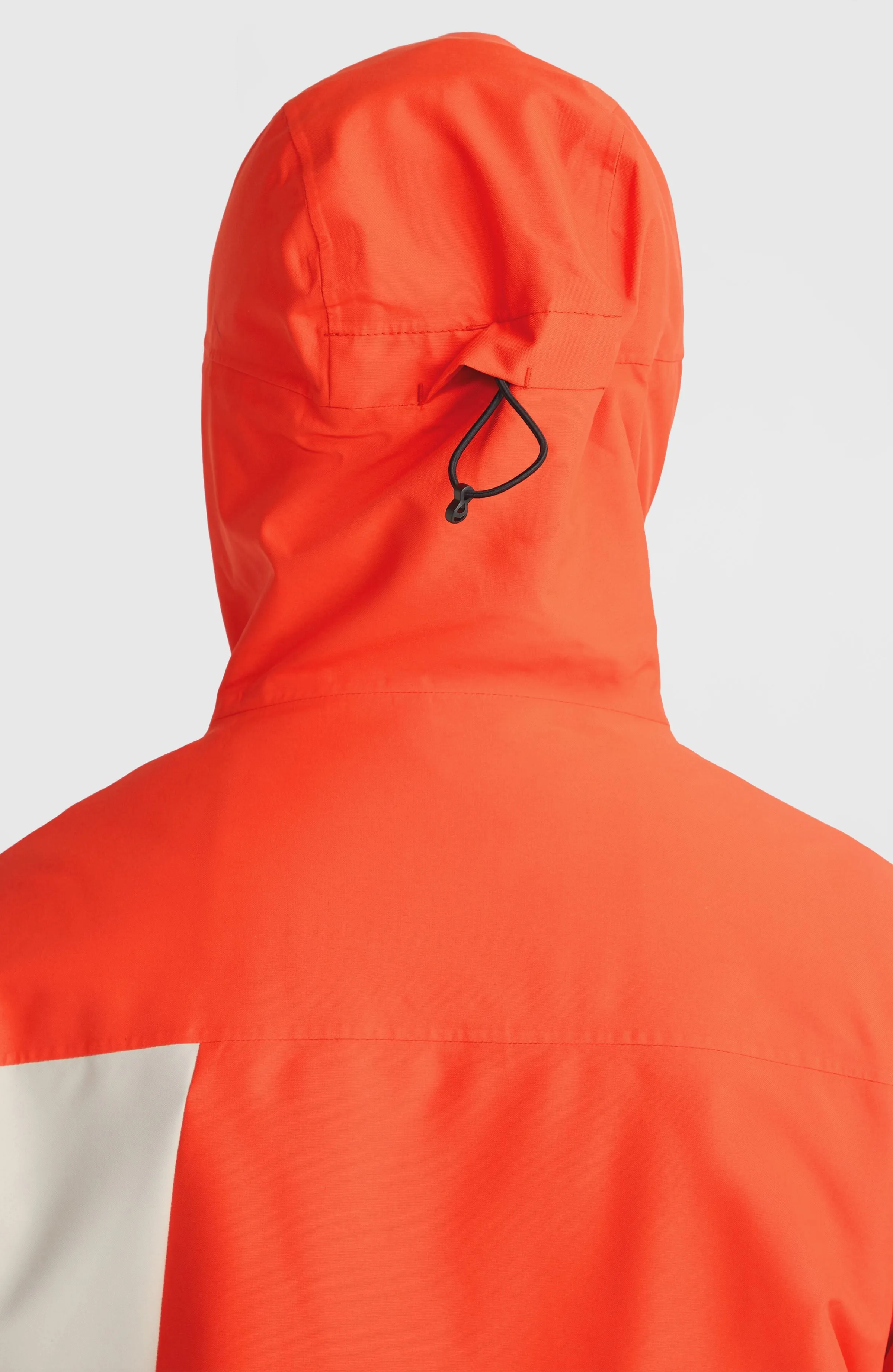 Hammer Block Snow Jacket | Paprika Flame Colour Block