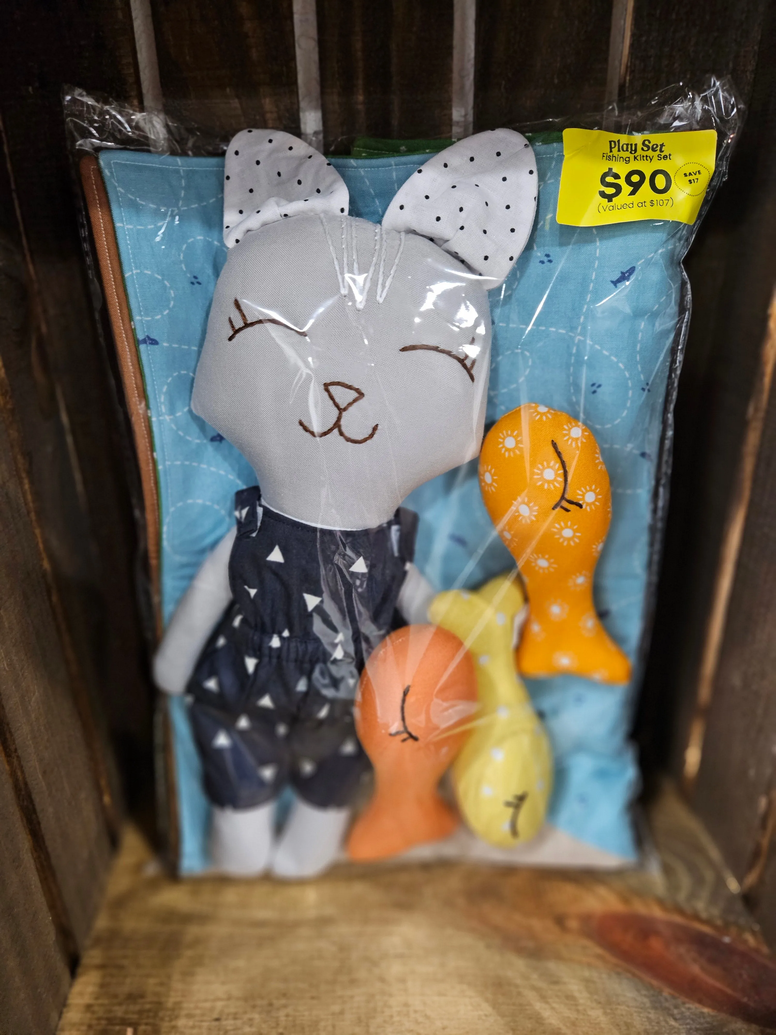 Handmade Doll Play Set- Mama Cat