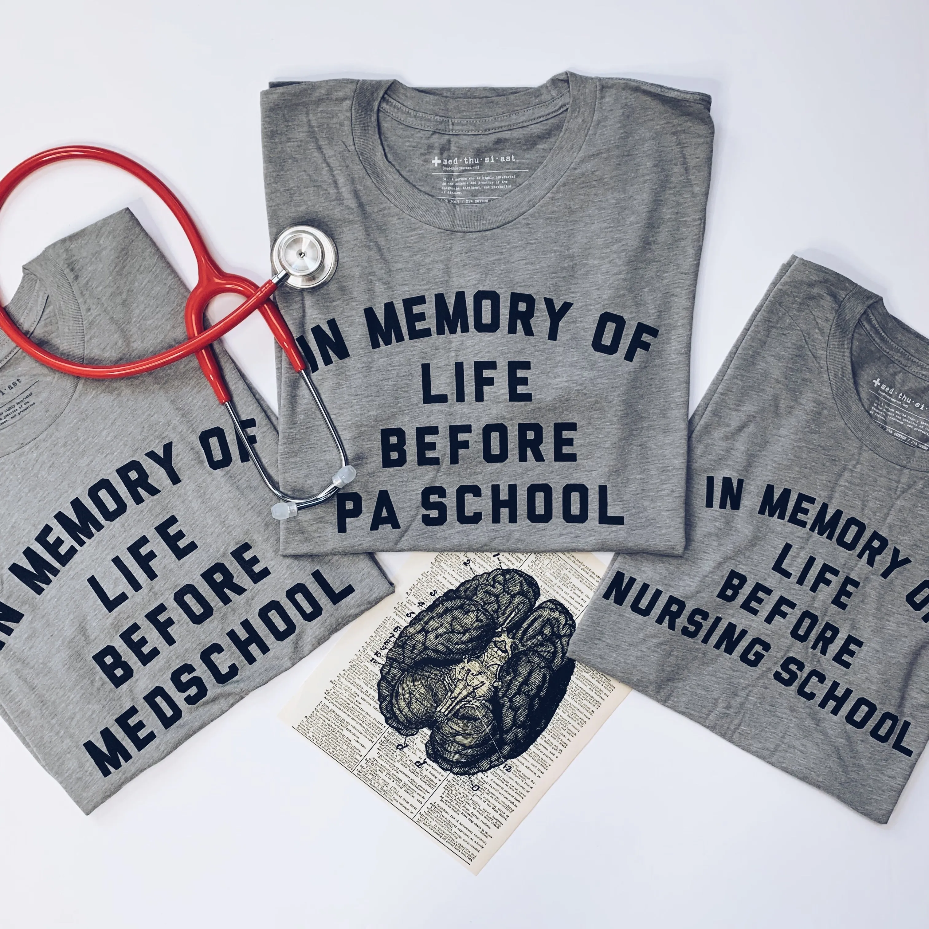 In Memory of Life Before Nursing School Tee