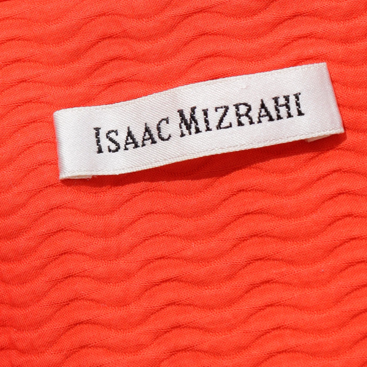 Isaac Mizrahi red jacket