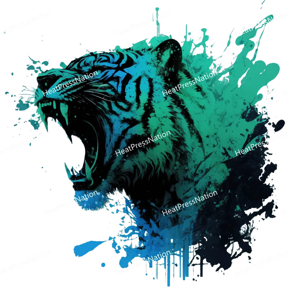 Left Tiger Head Design