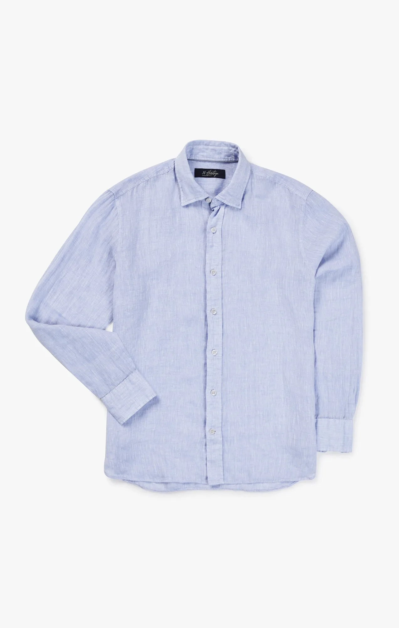 Linen Chambray Shirt in Hawaiian Ocean