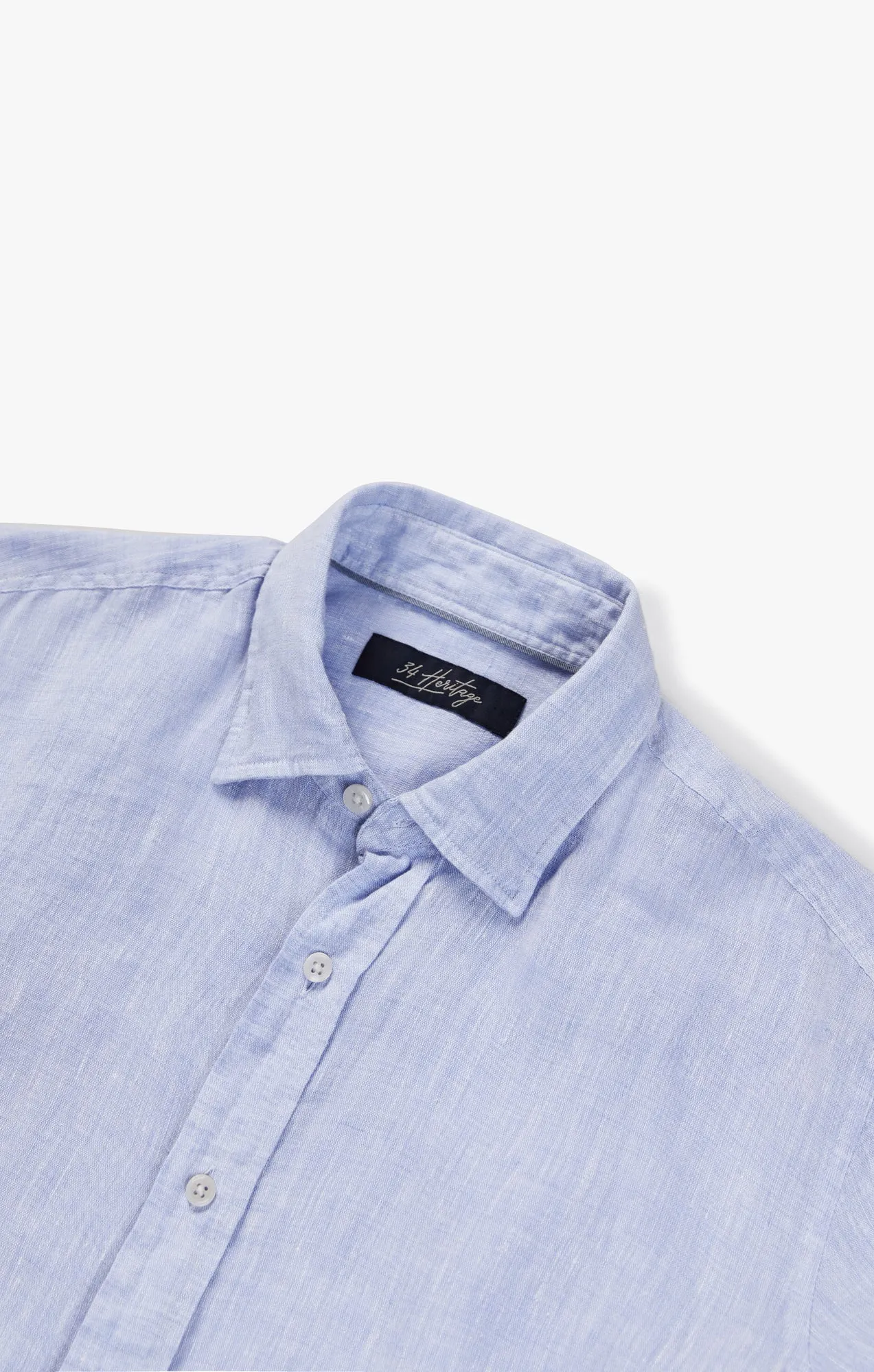 Linen Chambray Shirt in Hawaiian Ocean