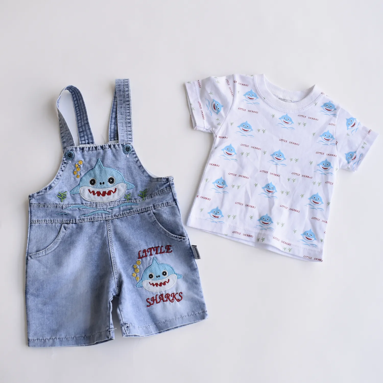 Little Sharks Boys Jumper Set