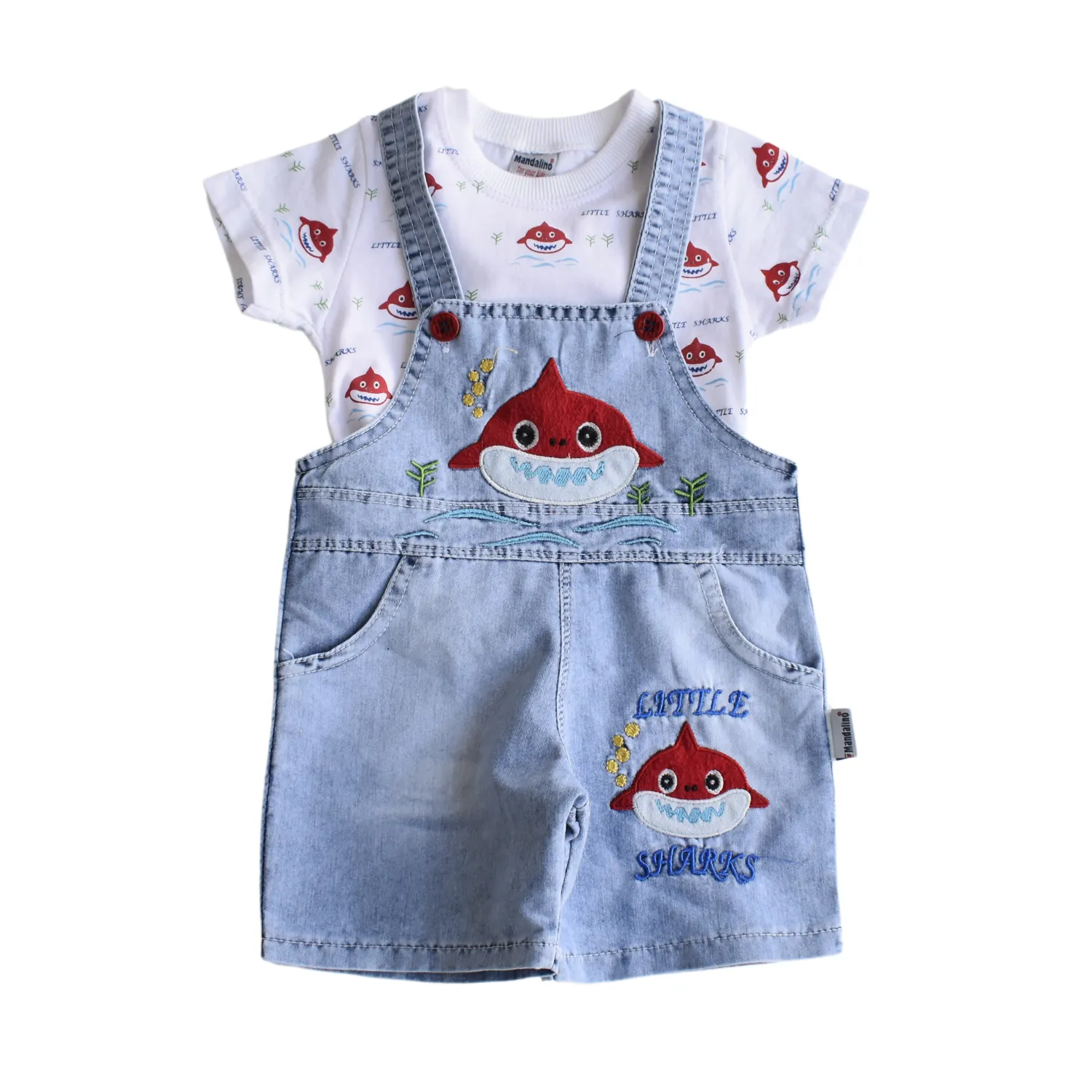 Little Sharks Boys Jumper Set