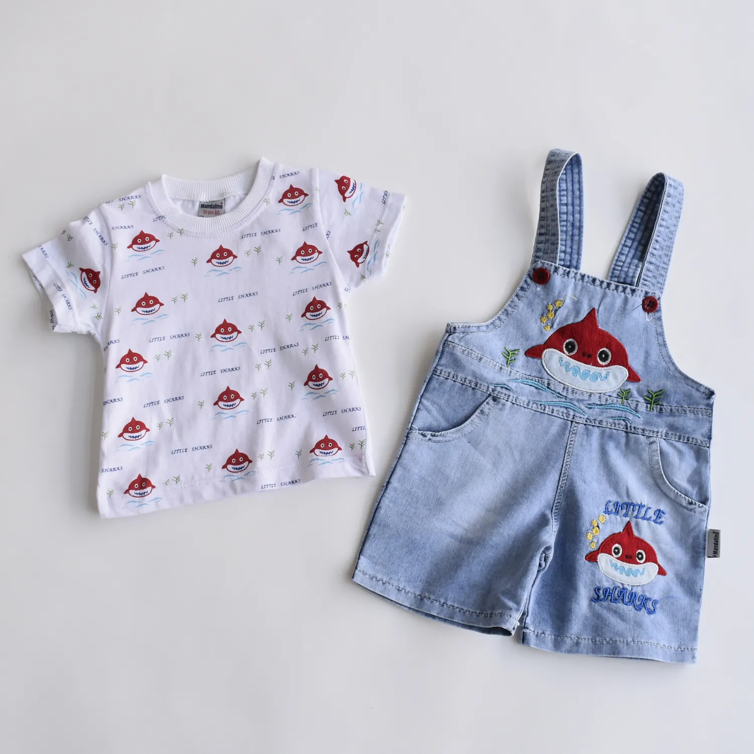 Little Sharks Boys Jumper Set