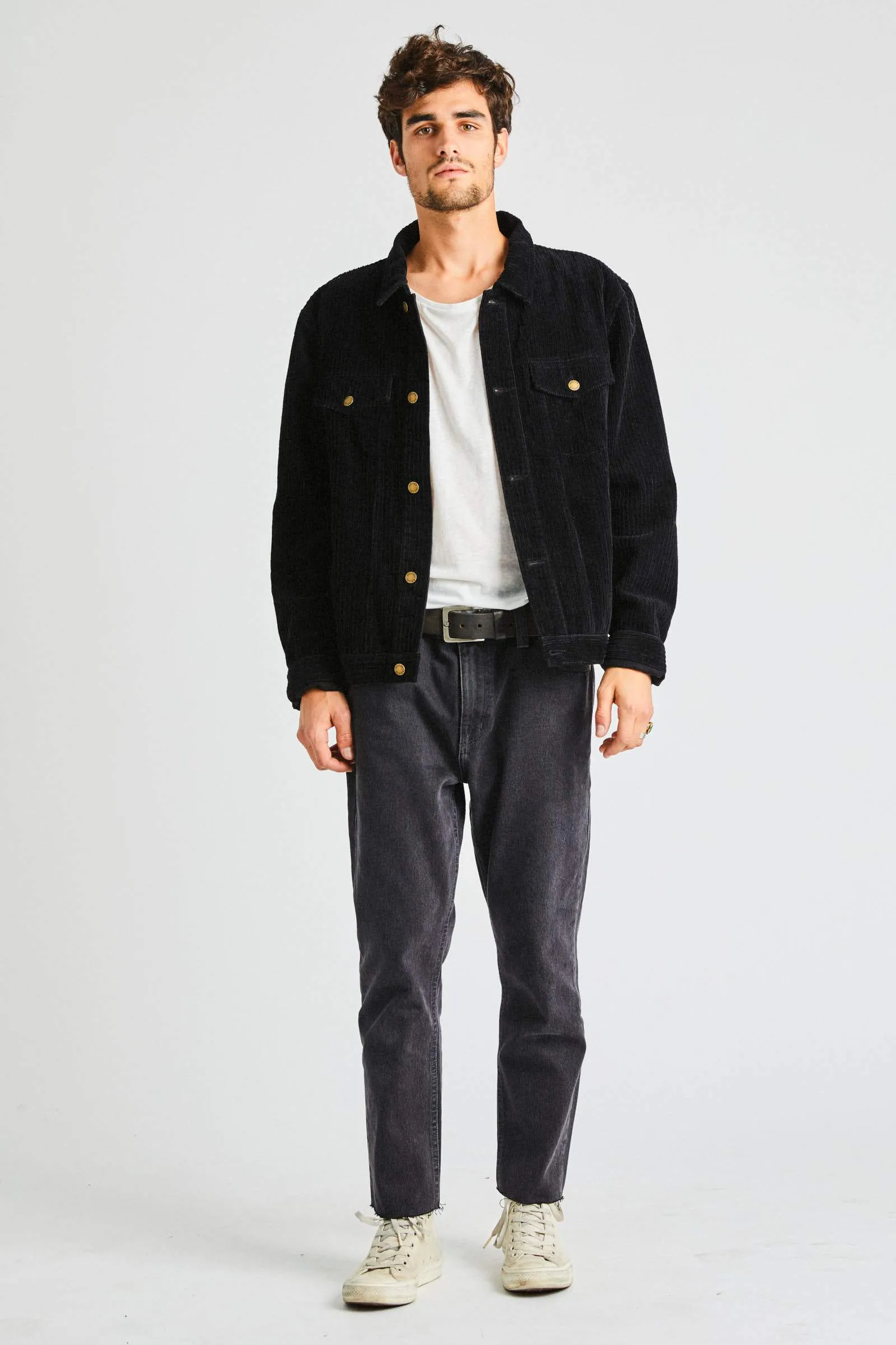 Morrison Cord Jacket - Black