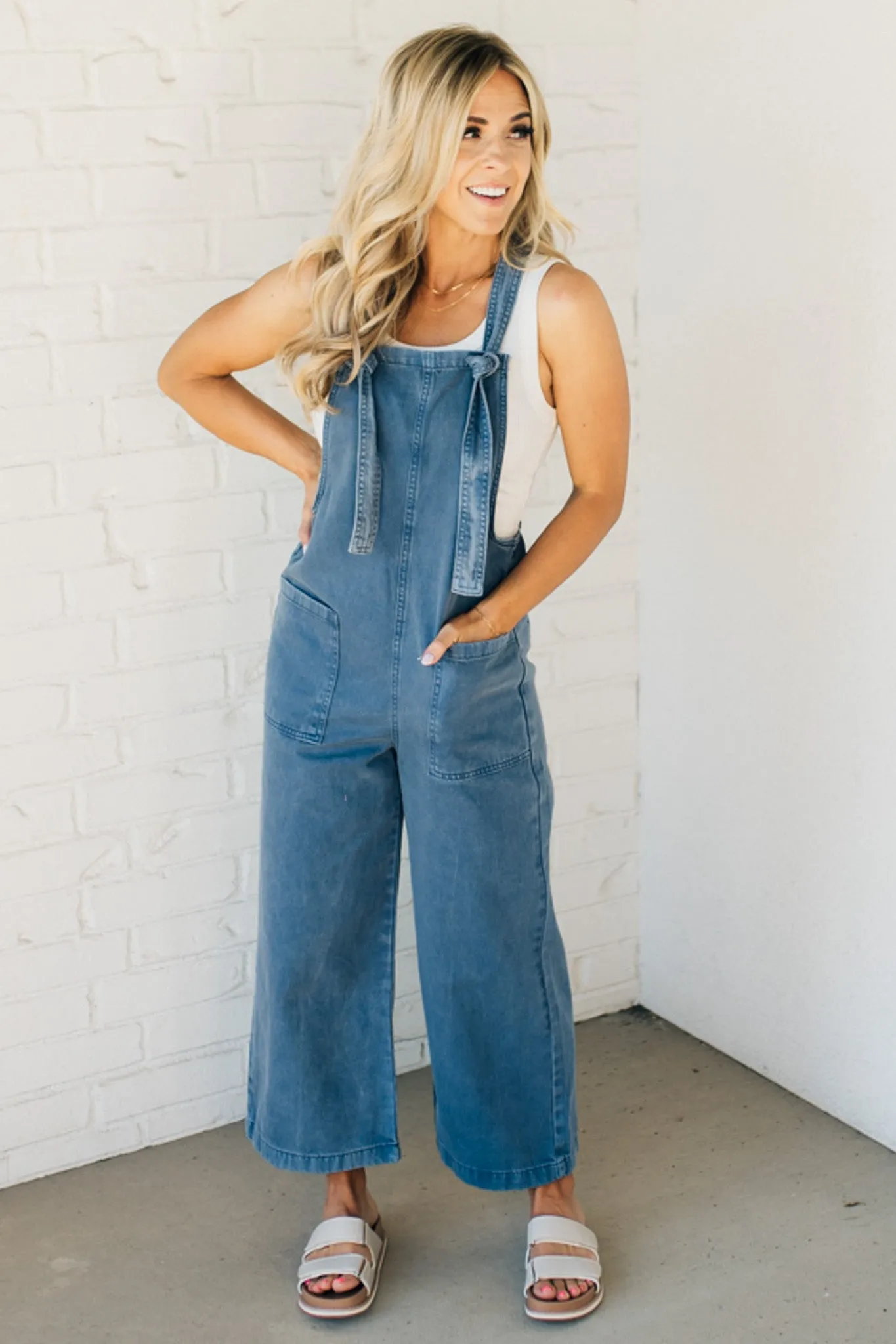 Niccola Knot Strap Overalls