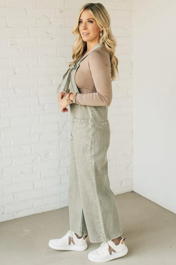 Niccola Knot Strap Overalls