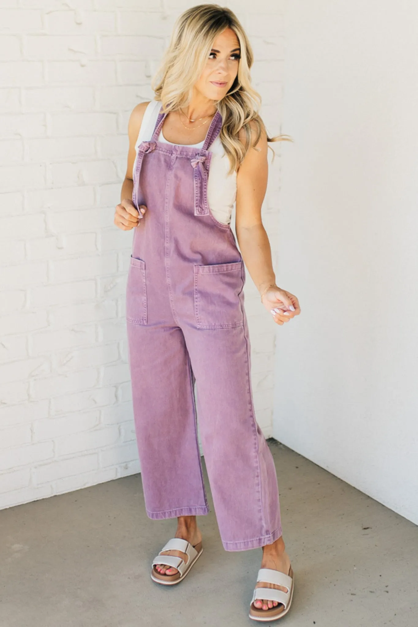 Niccola Knot Strap Overalls