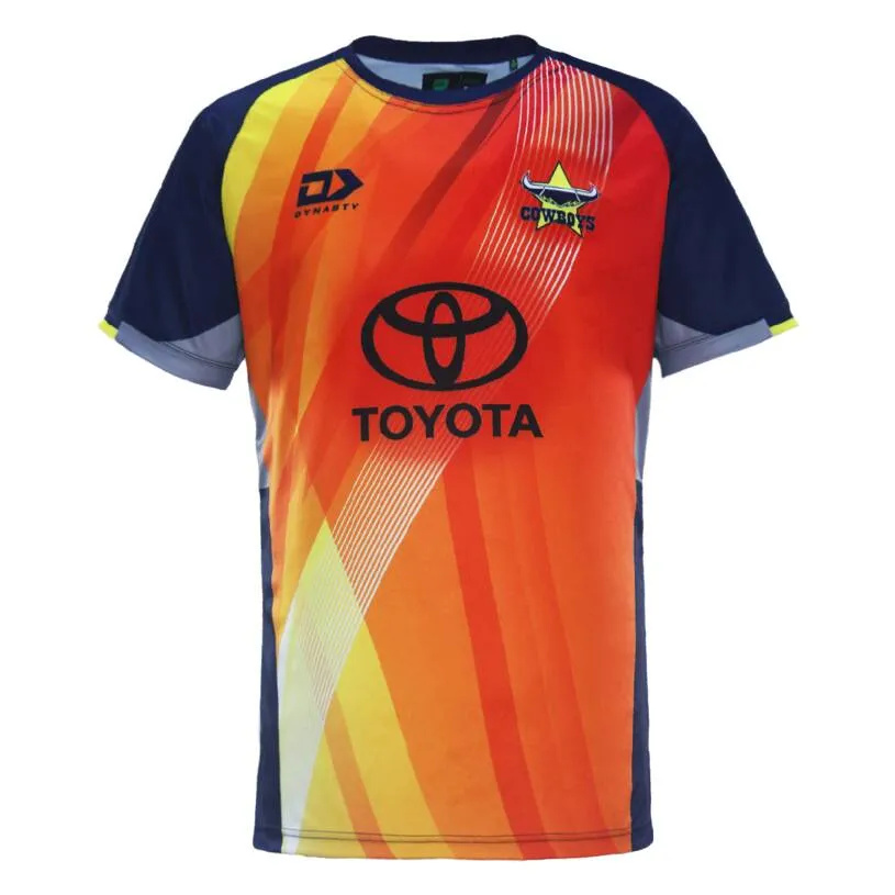 North Queensland Cowboys 2024 Mens Warm Up Tee