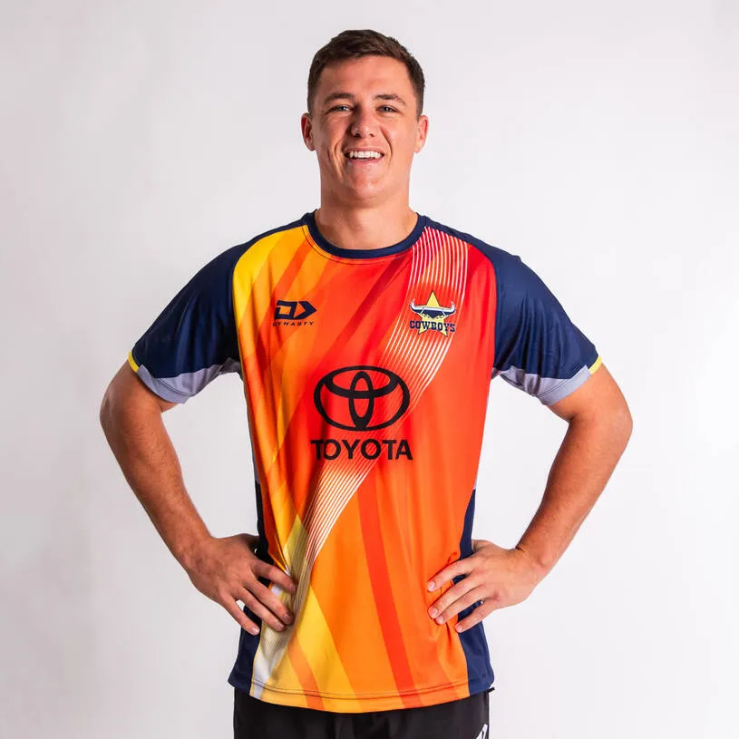 North Queensland Cowboys 2024 Mens Warm Up Tee