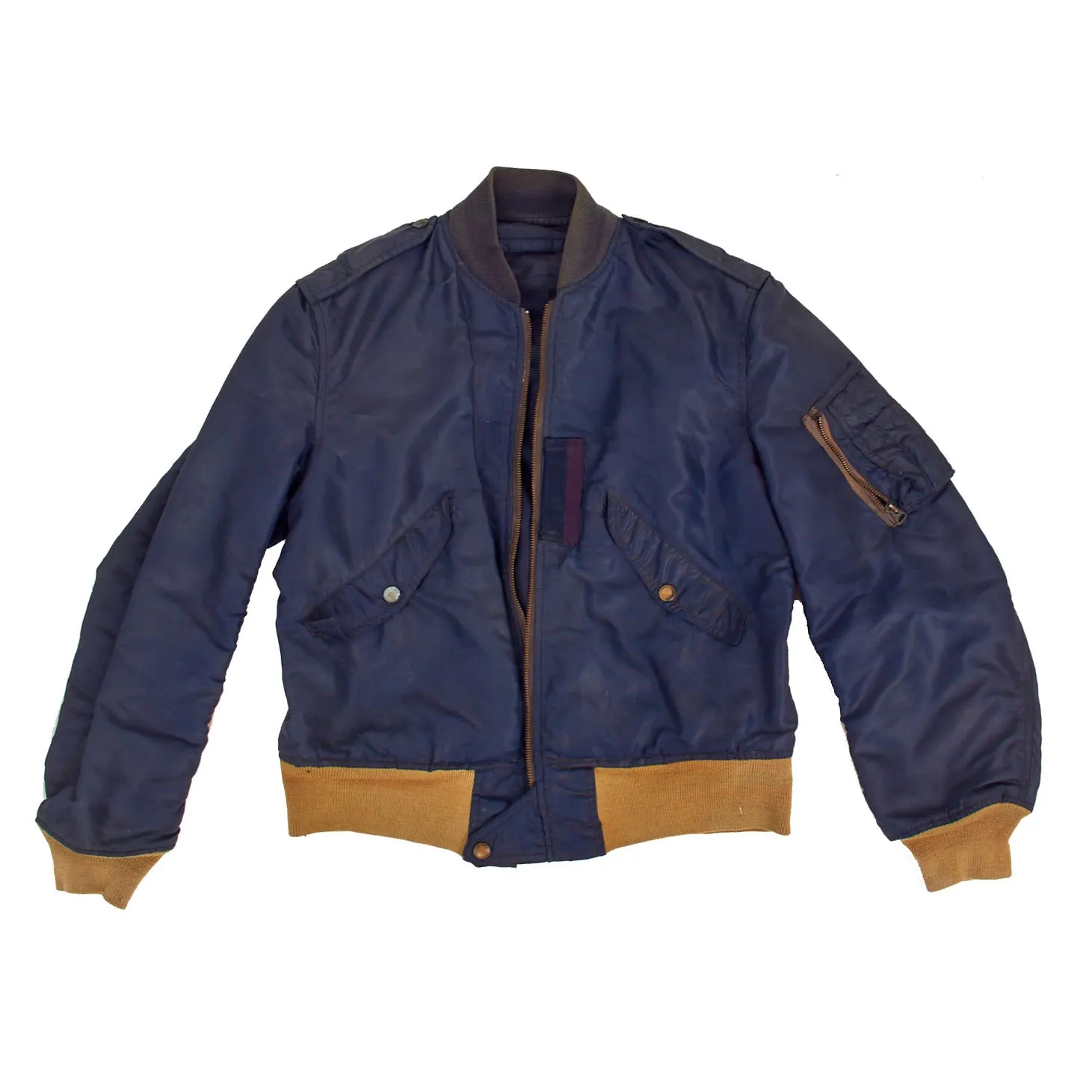 Original U.S. Korean War Era US Air Force L2A Flight Jacket With E1 Radio Vest - “Air Force Blue”