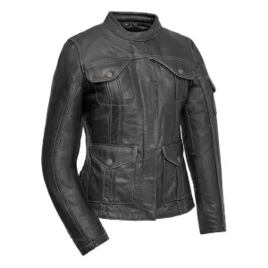 Outlander - Women's Motorcycle Leather Jacket