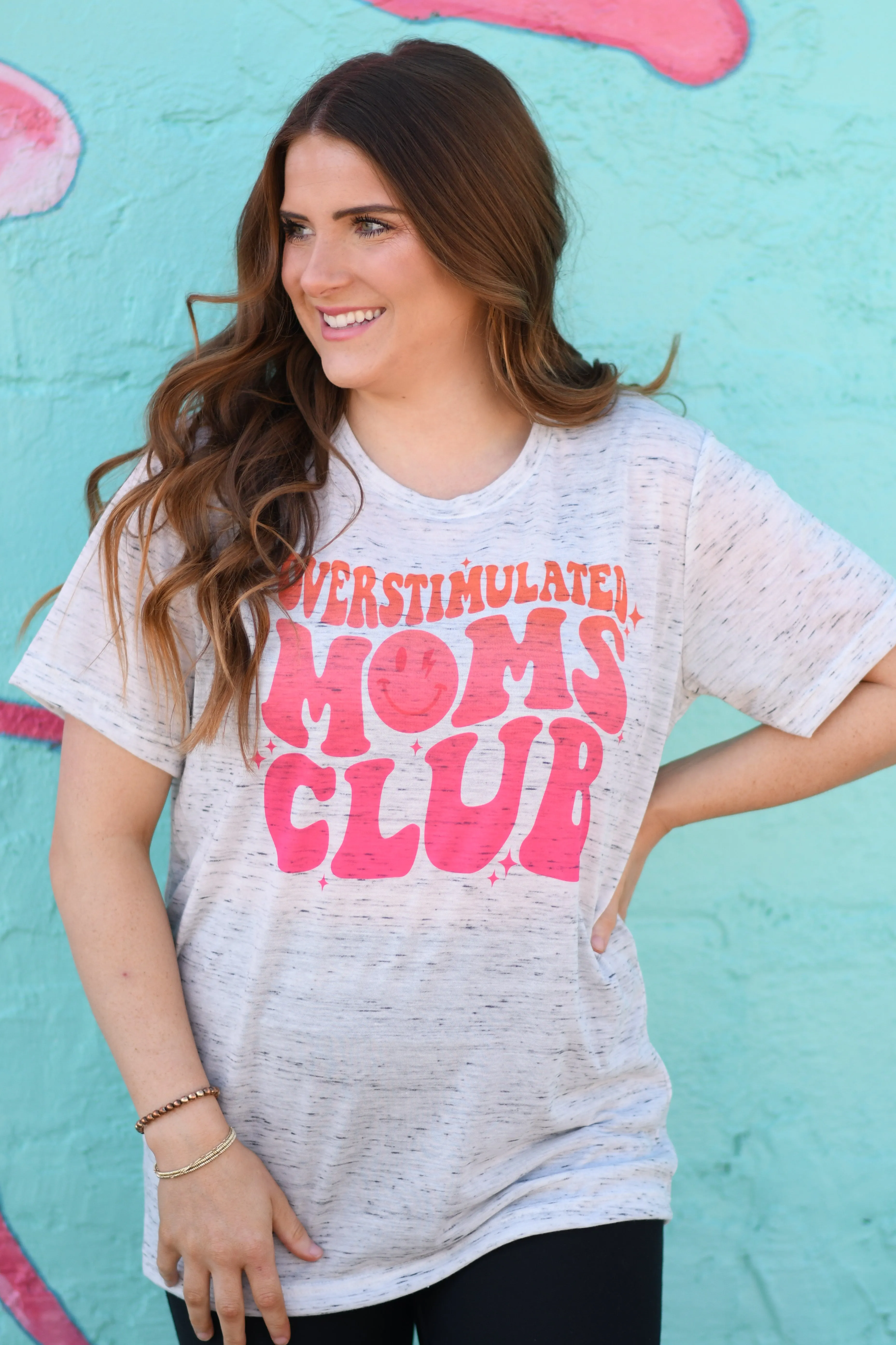 Overstimulated Moms Club Tee