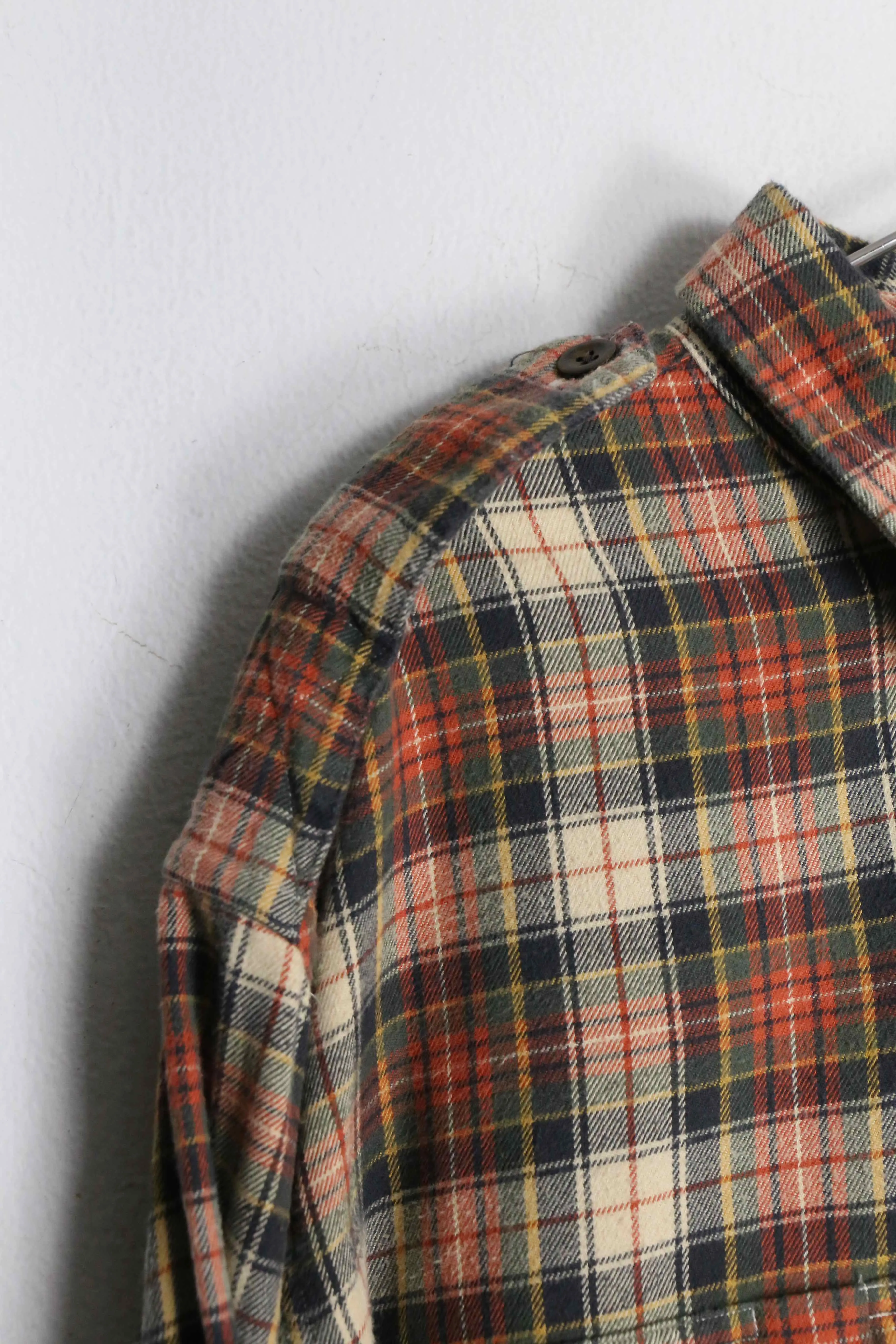 ”Polo by Ralph Lauren” warm color check shirts