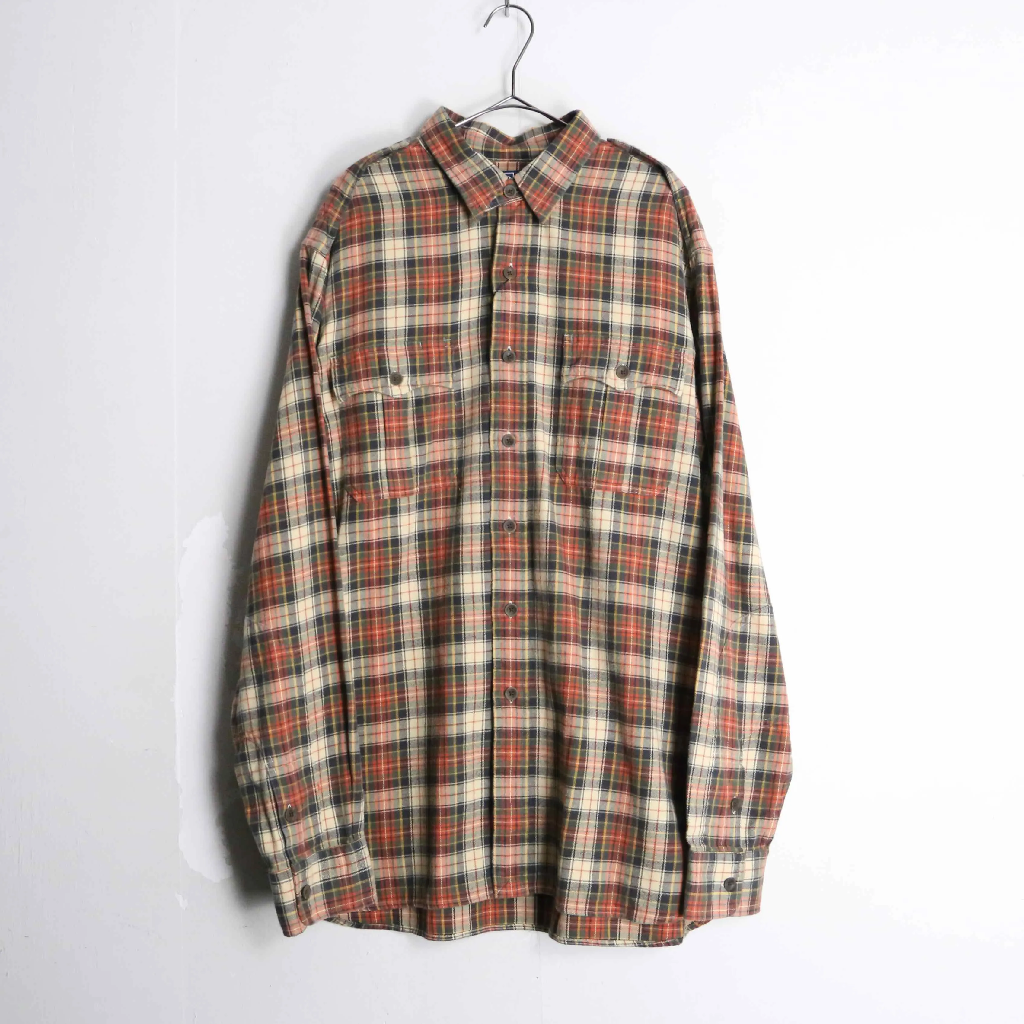 ”Polo by Ralph Lauren” warm color check shirts