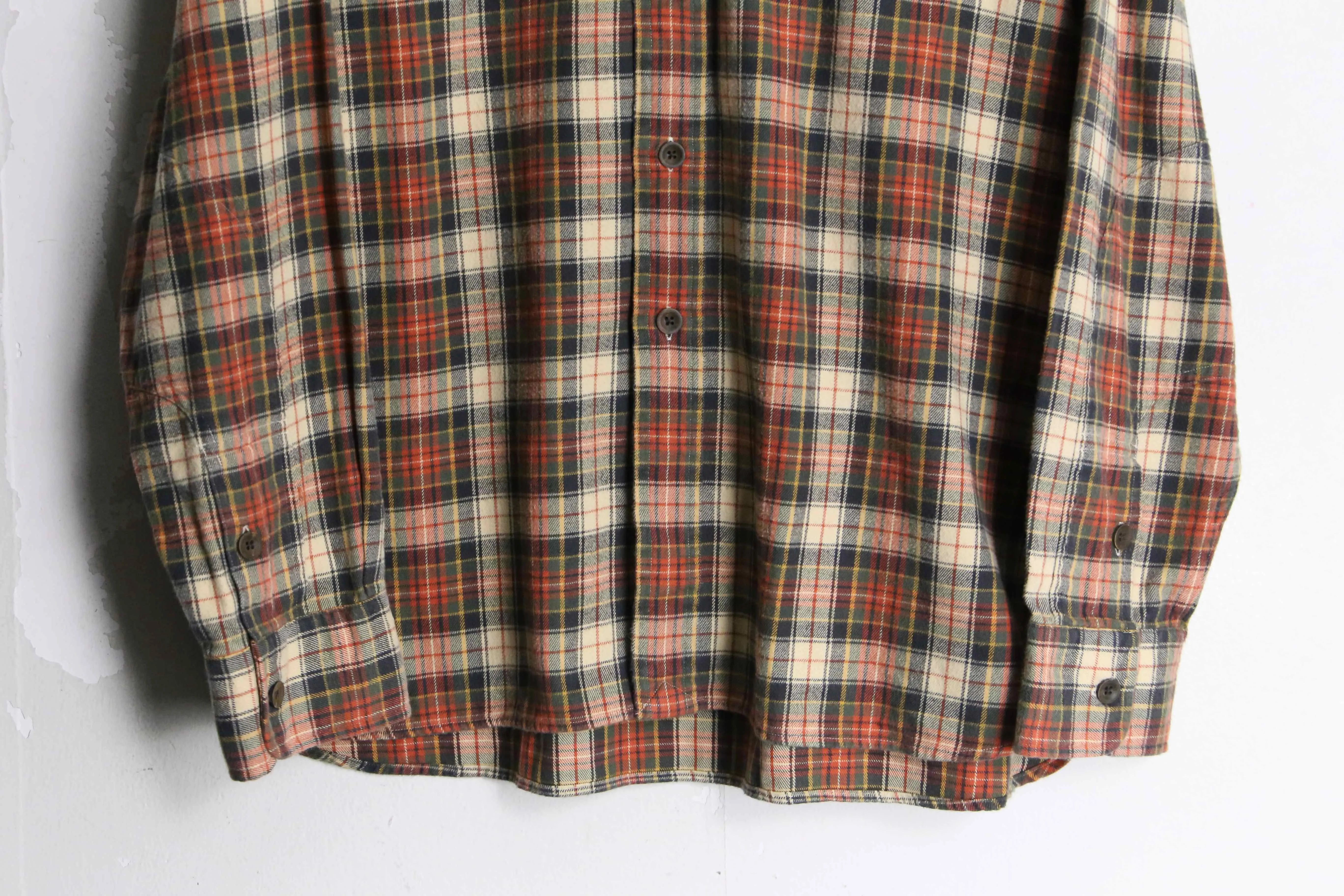 ”Polo by Ralph Lauren” warm color check shirts