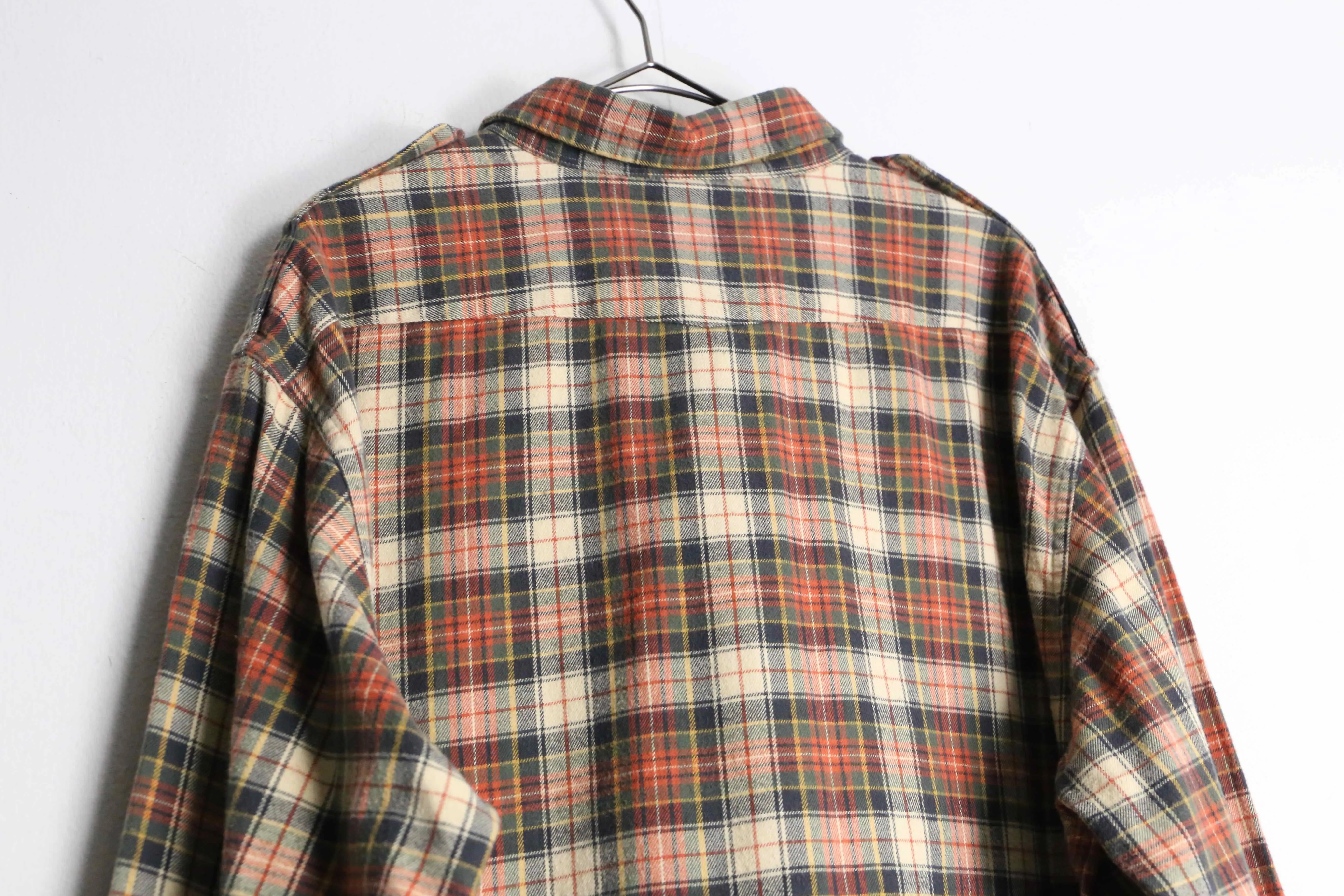 ”Polo by Ralph Lauren” warm color check shirts